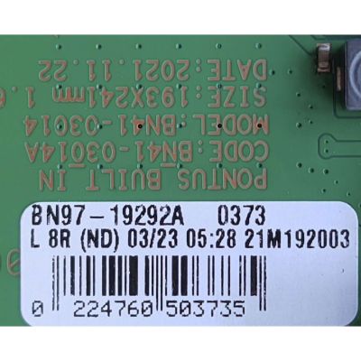 MAIN PARA TV SAMSUNG / NUMERO DE PARTE BN94-17362A / BN41-03014A / BN97-19292A / BN9417362A / PANEL CY-TB065RMHV1H / DISPLAY ST6451D07-5 VER.2.1 / MODELO QN65QN90BAFXZA CA02	 - Imagen 2